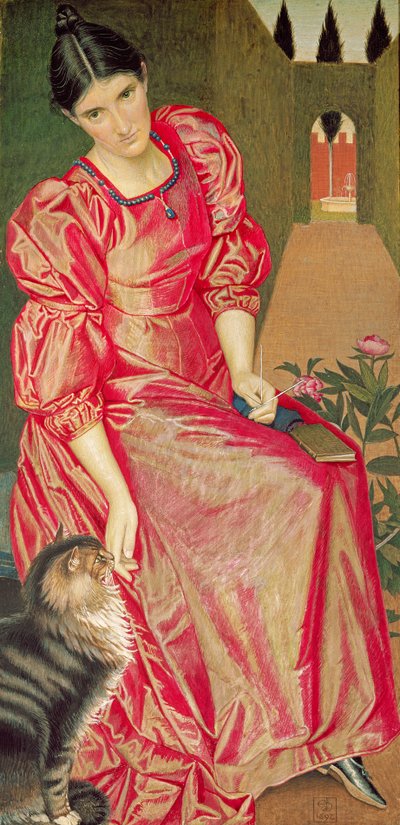 Den lukkede hagen, 1898 (wc) av Joseph Edward Southall