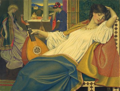 Tornerose, 1908 av Joseph Edward Southall