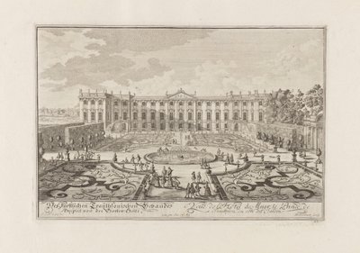 Palais Trautson i Wien, 1719. av Joseph Emanuel Fischer von Erlach