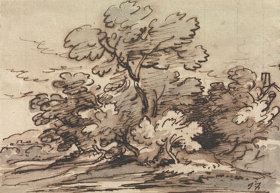 En gruppe trær av Joseph Farington