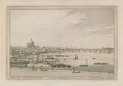 Blackfriars Bridge av Joseph Farington