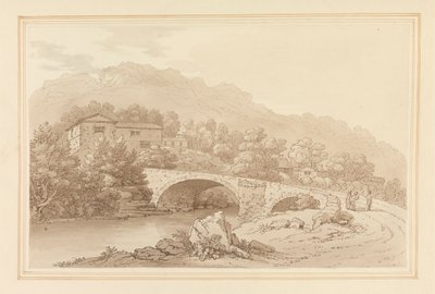 Brathay-broen av Joseph Farington
