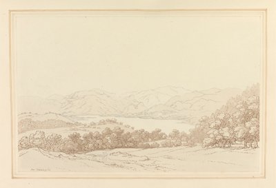 Ullswater, oberst Robinsons av Joseph Farington