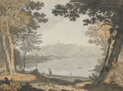 Utsikt over Skiddaw og Derwentwater av Joseph Farington