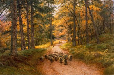 Hjemover (olje på lerret) av Joseph Farquharson