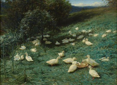In the Warmth of Summer Days (olje på lerret) av Joseph Farquharson