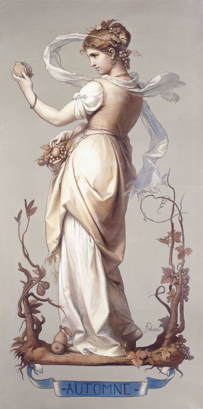 De fire årstider - høst, 1873-74 av Joseph Felon