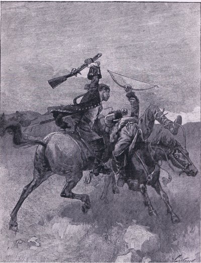 Slår en av dem av hesten hans (litho) av Joseph Finnemore