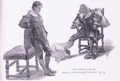 Faren min ga meg seriøst råd (litho) av Joseph Finnemore