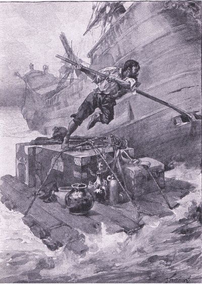 Med denne lasten la jeg til sjøs (litho) av Joseph Finnemore