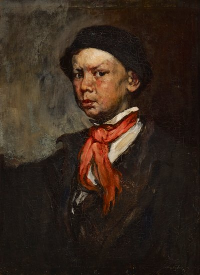 The Whistling Boy av Joseph Frank Currier