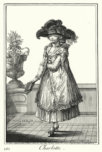 Charlotte (gravering) av Joseph Franz von (after) Goez