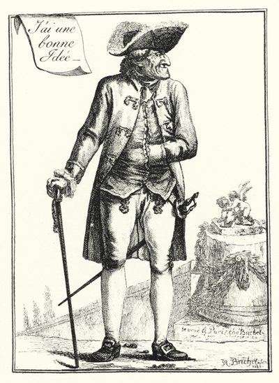 Jeg har en god idé (gravering) av Joseph Franz von (after) Goez