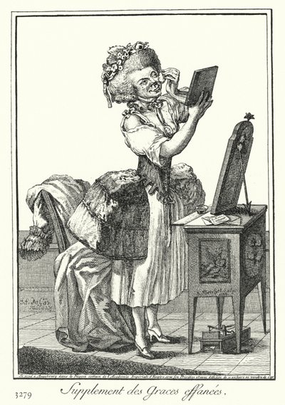 Supplement of the Lost Graces (gravering) av Joseph Franz von (after) Goez