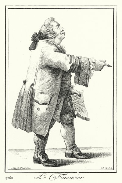 Finansmannen (gravering) av Joseph Franz von (after) Goez