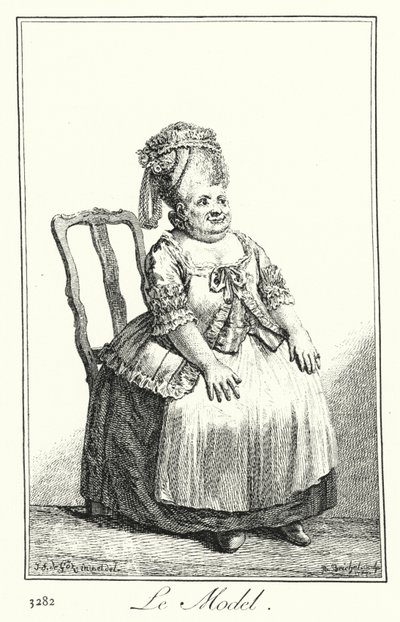 Modellen (gravering) av Joseph Franz von (after) Goez