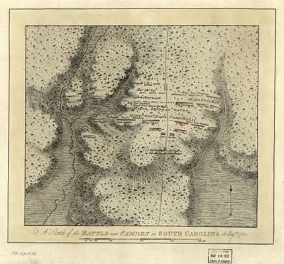 Kamp nær Camden i South Carolina av Joseph Frederick Wallet DesBarres