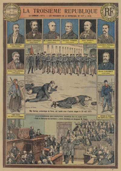 Den franske tredje republikk: Pariskommunen (1871) og republikkens presidenter av Joseph Girard