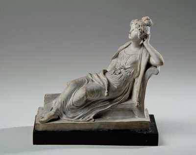 Maquette for Elizabeth Goodman Banks sittende av Joseph Gott