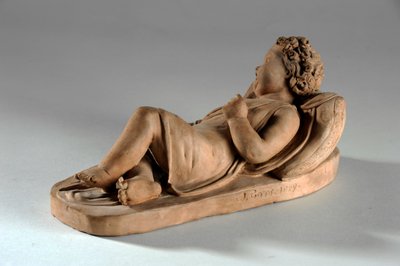 Maquette for Jane Gott som en babe in the Wood av Joseph Gott