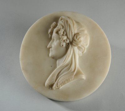 Medaljongportrett av fru Elizabeth Gott av Joseph Gott