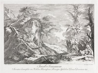 Jacobs drøm, ca. 1720. av Joseph Goupy