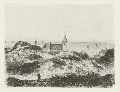 Utsikt over Scheveningen av Joseph Hartogensis