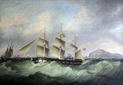 Charlotte utenfor det gamle hodet i Kinsale av Joseph Heard