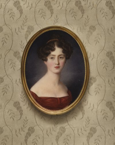 Portrett av Babette Horschelt, født Eckner av Joseph Heigel
