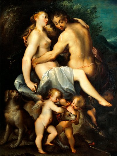 Venus og Adonis av Joseph Heintz