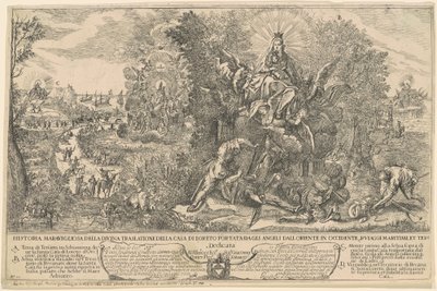 Transporten av det hellige hus Loreto av Joseph Heintz the Younger