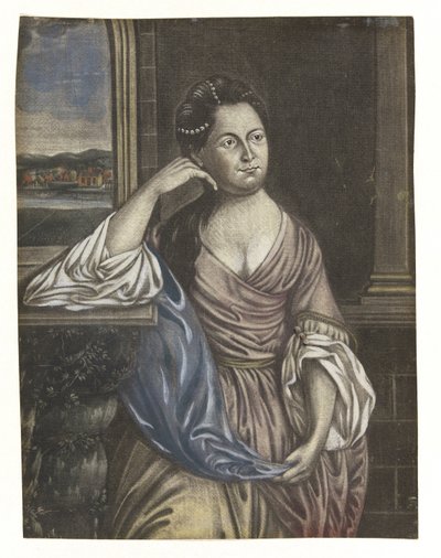 Martha Washington, pub. 1776 av Joseph Hiller