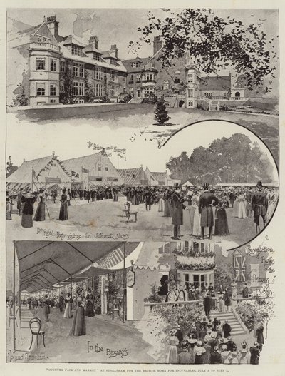 Country Fair and Market på Streatham for British Home for Incurables, 3. juli til 5. juli av Joseph Holland Tringham