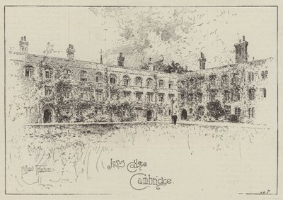 Jesus College, Cambridge av Joseph Holland Tringham