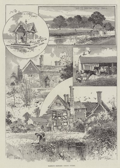 Rambling Sketches, Ockley, Surrey av Joseph Holland Tringham