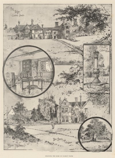 Selborne, hjemmet til Gilbert White av Joseph Holland Tringham