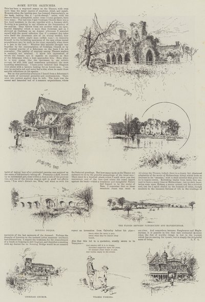 Noen elveskisser av Joseph Holland Tringham