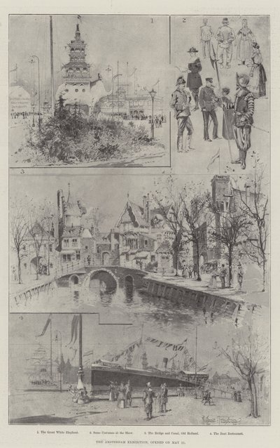 Amsterdam-utstillingen, åpnet 11. mai av Joseph Holland Tringham