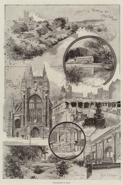The Beautys of Bath av Joseph Holland Tringham