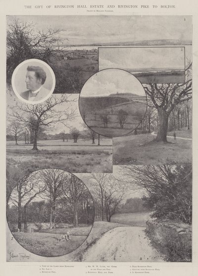 Gaven til Rivington Hall Estate og Rivington Pike til Bolton av Joseph Holland Tringham