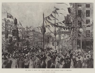 Dronningen i Dublin, Hennes Majestet går forbi Sackville Street i Semi-State av Joseph Holland Tringham
