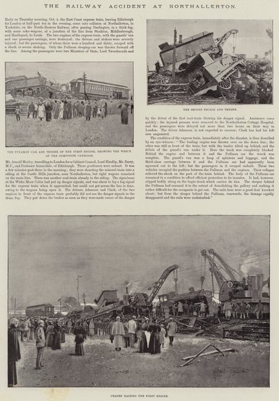 Jernbaneulykken ved Northallerton av Joseph Holland Tringham