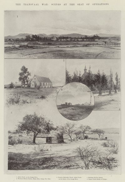 Transvaal-krigen, scener ved operasjonssetet av Joseph Holland Tringham