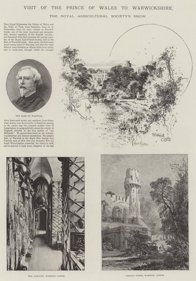 Besøk av prinsen av Wales til Warwickshire av Joseph Holland Tringham