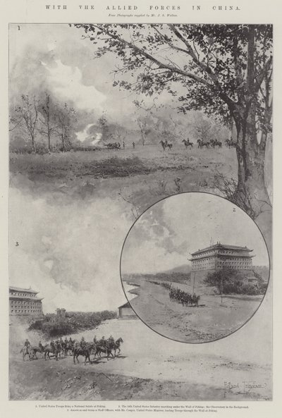 Med de allierte styrkene i Kina av Joseph Holland Tringham