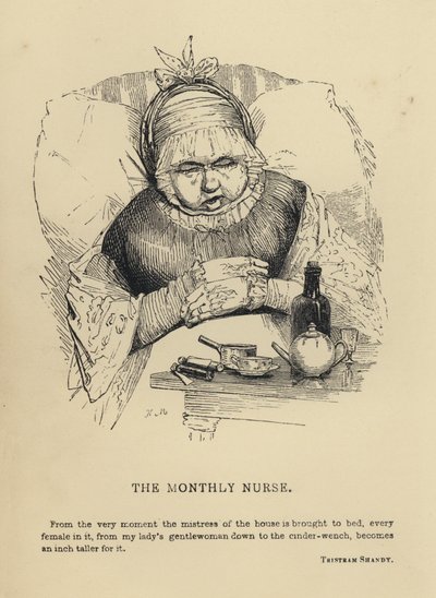 Kenny Meadows: The Monthly Nurse (gravering) av Joseph Kenny (after) Meadows
