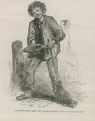 The Crossing Sweeper av Joseph Kenny Meadows