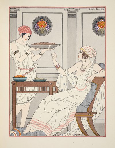 The immoderate consumption of sesame cakes and sweets with honey, illustration from 