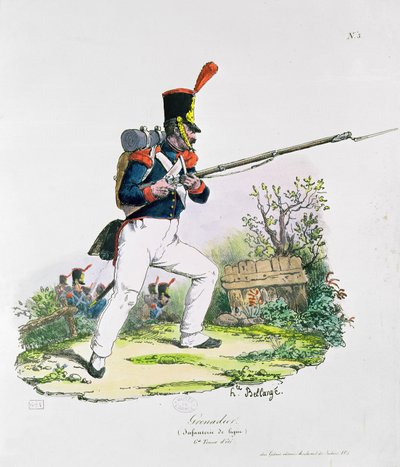Grenadervakt av Joseph Louis Hippolyte Bellange