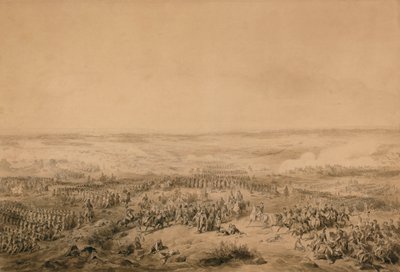 Slaget ved Ocana, ca. 1844 av Joseph Louis Hippolyte Bellange